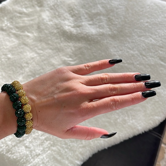 Micro Pave CZ Crystal Ball Shamballa Bracelet - Picture 6 of 7